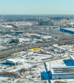 Продается  последний участок площадью-20 соток с прямым съездом и выездом на КАД в развитом торгово - индустриальном парке KAD GATE PARK (площадью 8га) у развязки КАД и проспекта Энгельса.